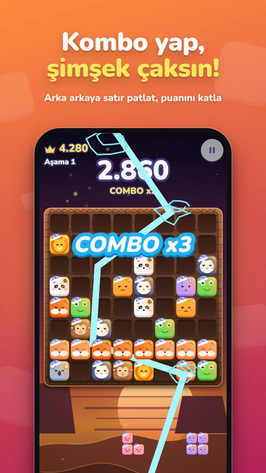 Kombo yap, şimşek çaksın
